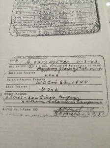 AAFRS Form 153 linked to Calvin Davis