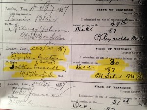 marriage record Govan Cureton 1887