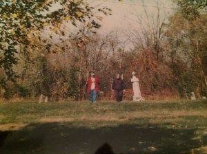 Mom and Karen St. Paul cemetery Kearneysville