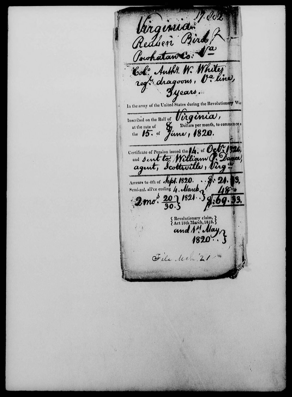 Finding Reuben Byrd: free person of color & an American Revolutionary War&nbsp;veteran