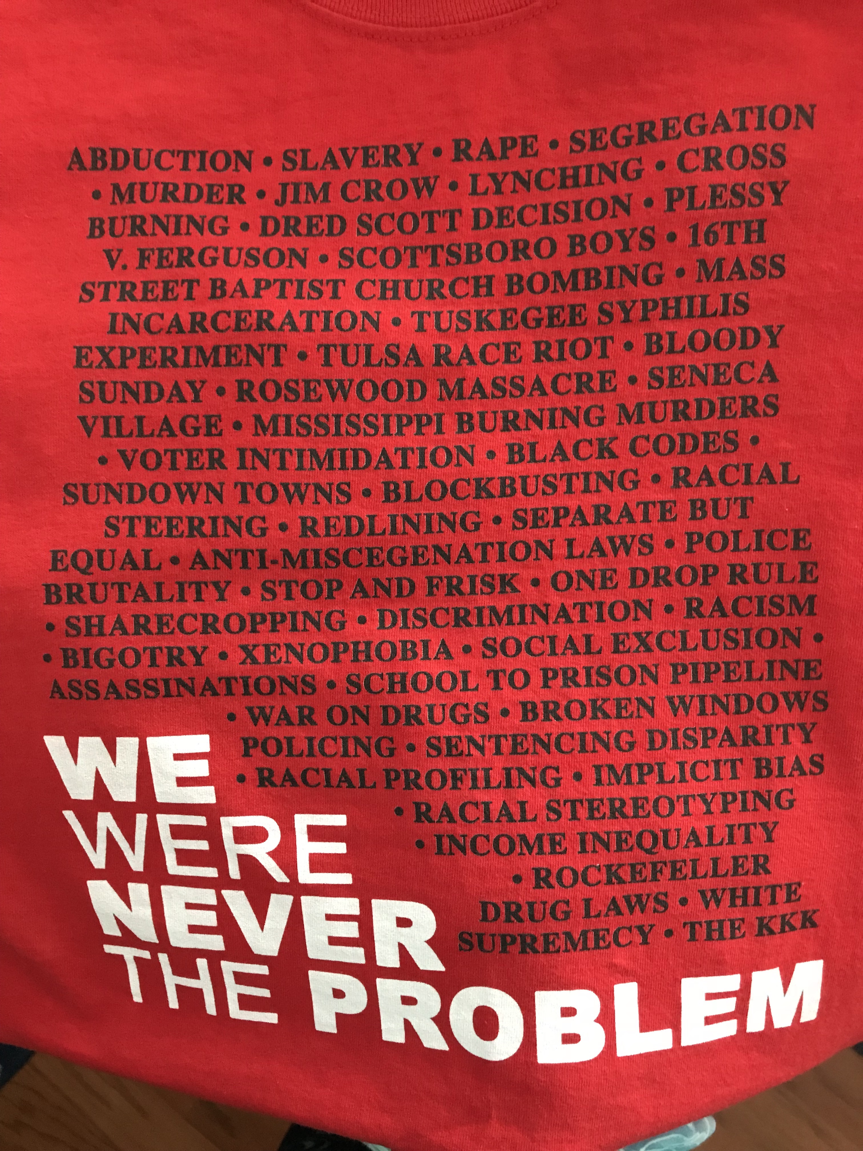 we were never the problem